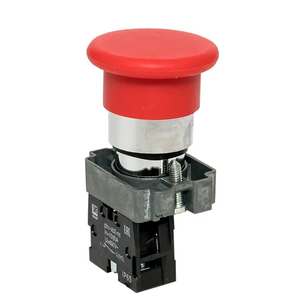 Кнопка BC42 грибок красная NC IP65 PROxima EKF