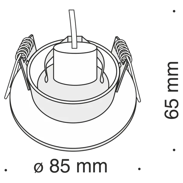 Встраиваемый светильник 1*GU10 50Вт Белый IP20 Slim DL027-2-01W Technical Maytoni — фото 3
