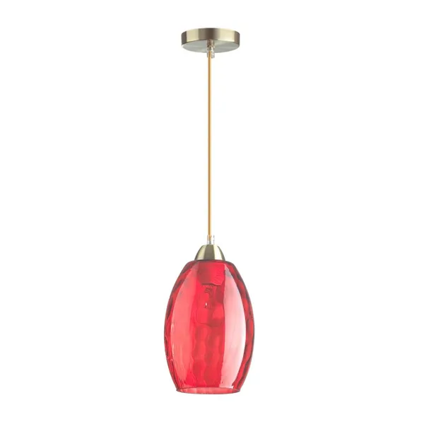 Подвес E27 60W 220V SAPPHIRE античная бронза,красный LUMION