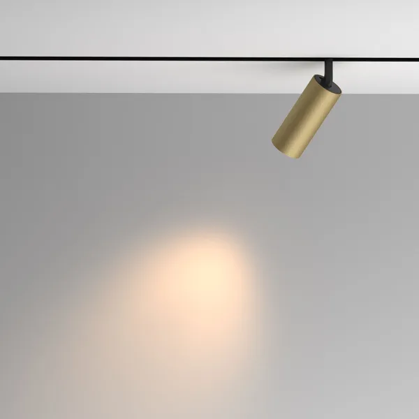 Трековый светильник LED 12Вт Черный и Матовое золото IP20 Magnetic track system Exility TR097-2-12W3K-M-BMG Technical Maytoni — фото 4