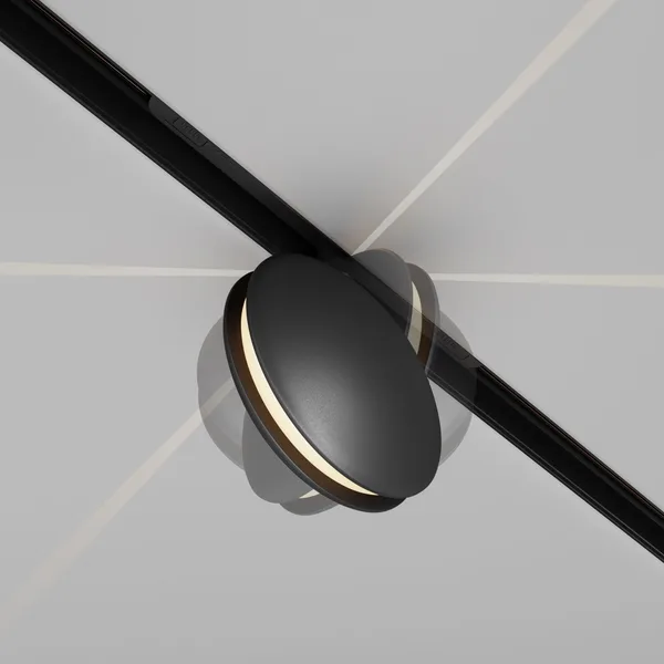 Трековый светильник LED 6Вт Черный IP20 Magnetic track system Exility TR090-2-6W3K-B Technical Maytoni — фото 3
