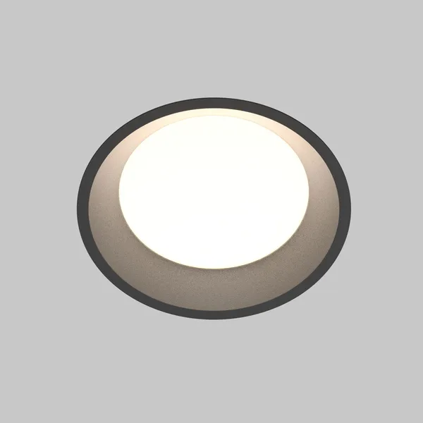 Встраиваемый светильник LED 18Вт Черный IP44 Downlight DL055-18W3-4-6K-B Technical Maytoni — фото 3