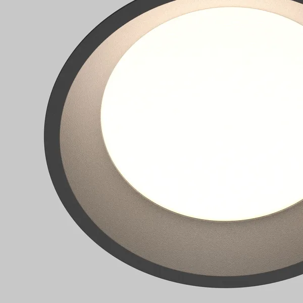 Встраиваемый светильник LED 18Вт Черный IP44 Downlight DL055-18W3-4-6K-B Technical Maytoni — фото 2