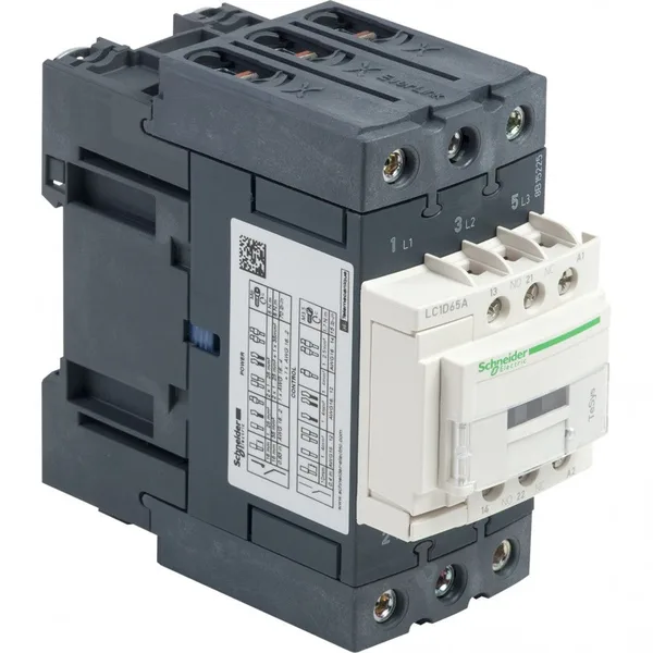 Пускатель магнитный 65А катушка управления 220В АС 1НО+1НЗ LC1D Systeme Electric (Schneider Electric)