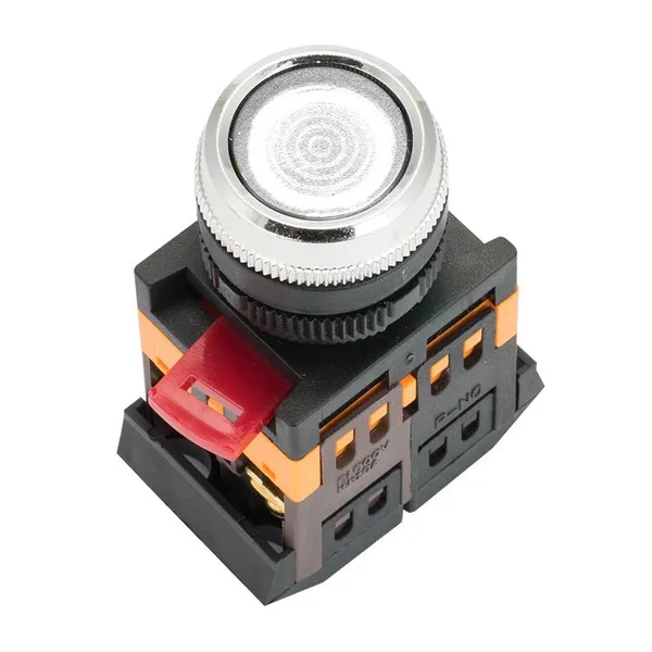 Кнопка ABLFS-22 с подсветкой прозрачный NO+NC 230В PROxima EKF