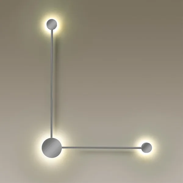 Настенный св-к IP20 LED 10W 912Лм 3000K GENT хром/металл ODEON LIGHT — фото 3