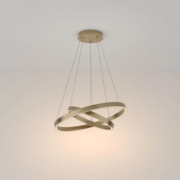 Подвесной светильник 2*LED 61Вт Латунь IP20 Rim MOD058PL-L55BS3K Maytoni — фото 2