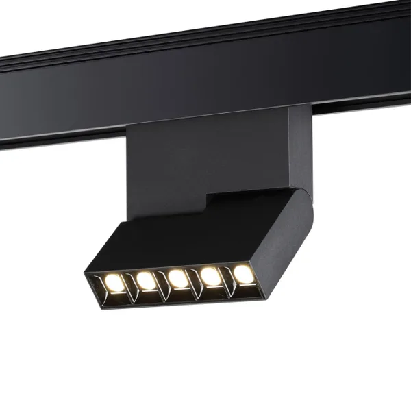 Трековый св-к для низков.шинопровода IP20 LED 4000K 12W 48V KIT черный C NOVOTECH — фото 4