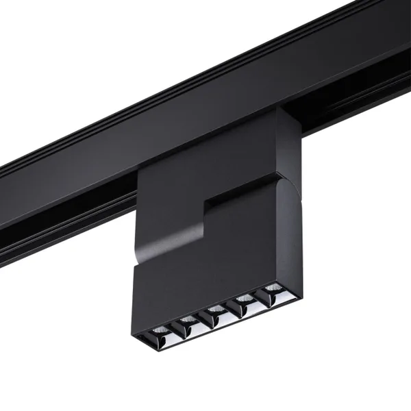 Трековый св-к для низков.шинопровода IP20 LED 4000K 12W 48V KIT черный C NOVOTECH — фото 6