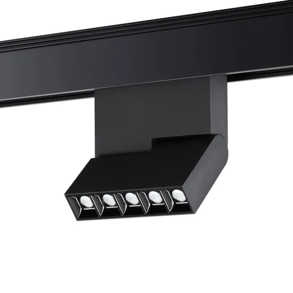 Трековый св-к для низков.шинопровода IP20 LED 4000K 12W 48V KIT черный C NOVOTECH — фото 5