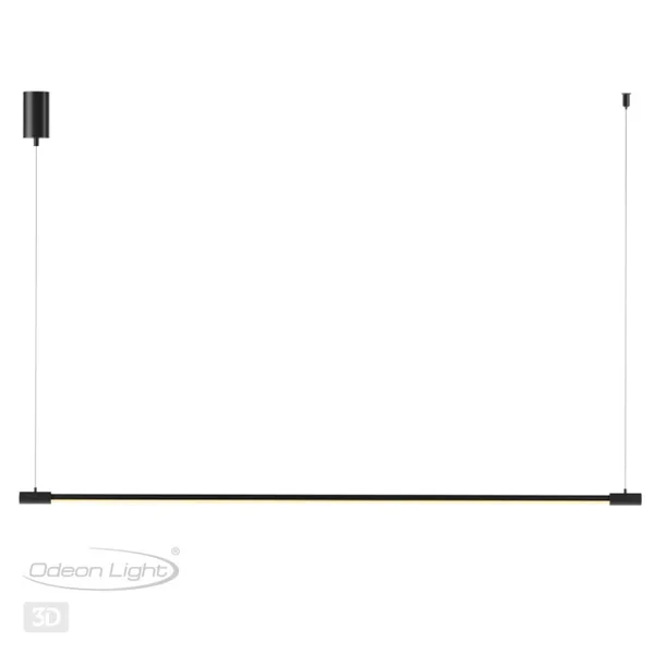 Подвесной св-к,горизонт.крепление IP20 LED 9W 675Лм 3000K FILLINI чёрный ODEON LIGHT — фото 3