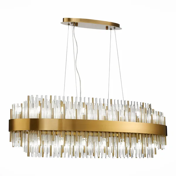 Люстра подвесная Латунь/Латунь, Прозрачный G9 32*5Вт SL1158.303.32 ST LUCE