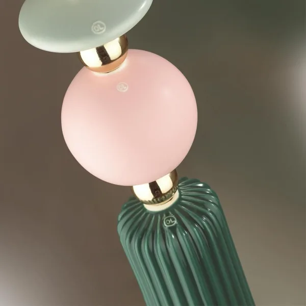 Подвес E14 1*40W CANDY золото/разноцветн./керамика/стекло ODEON LIGHT — фото 6