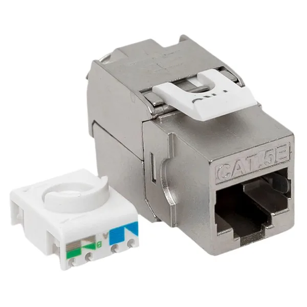 Модуль Keystone TERACOM PRO Cat,5E экранированный STP 110 IDC 180 градусов самозажимной (Toolless) EKF — фото 4