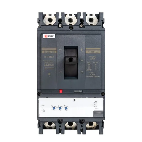 Выключатель автоматический ВА-99C (Compact NS) 400/315А 3П 45кА EKF PROxima — фото 3