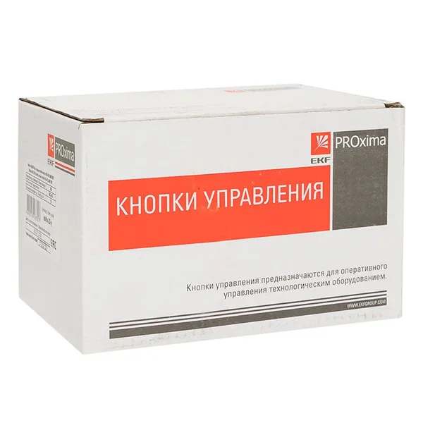 Кнопка ABLFS-22 с подсветкой желтая NO+NC 230В PROxima EKF — фото 2