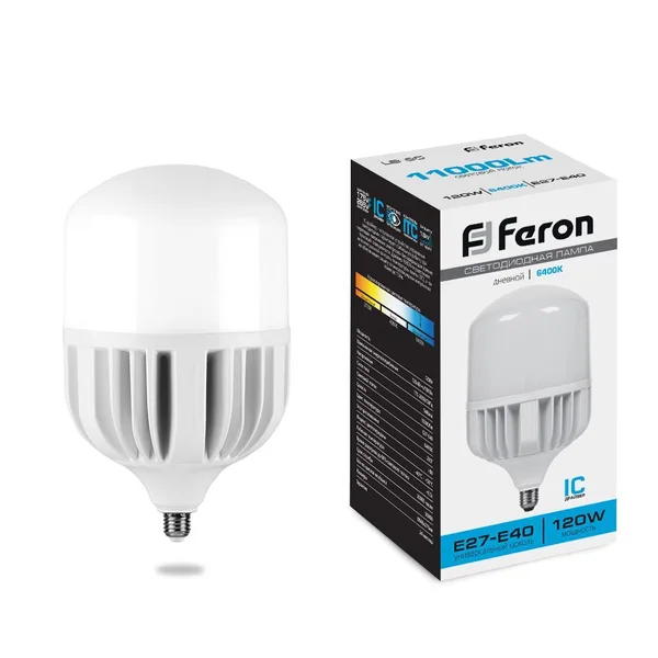 Лампа светодиодная Feron LB-65 E27-E40 120W 6400K