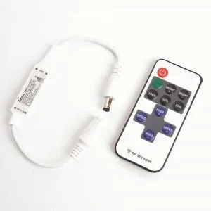 Контроллер для одноцветной светодиодной ленты мини с П/У белый, 12-24V, LD65 Feron
