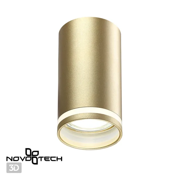 Св-к накл.IP20 GU10 9W 220V ULAR матовое золото B NOVOTECH — фото 2
