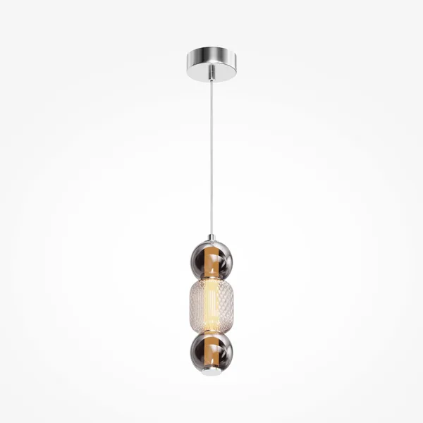 Подвесной светильник LED 16Вт Хром IP20 Drop MOD273PL-L16CH3K Maytoni — фото 3