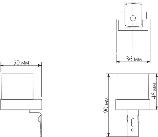 Датчик освещенности 1200W белый IP44 (a026126) Elektrostandard — фото 5
