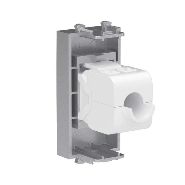 Компьютерная розетка RJ-45 без шторки модульная, кат.5е, "Avanti", "Закаленная сталь", 1 модуль DKC — фото 3