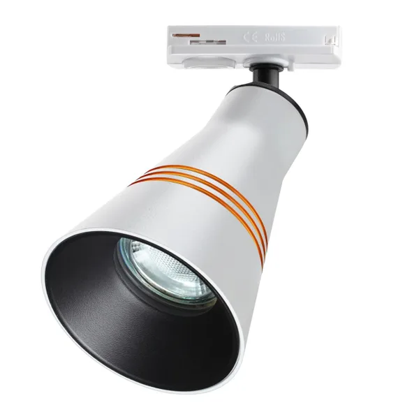 Св-к трековый однофазный двухжильный IP20 GU10 9W 220V SOBIT белый NOVOTECH — фото 5