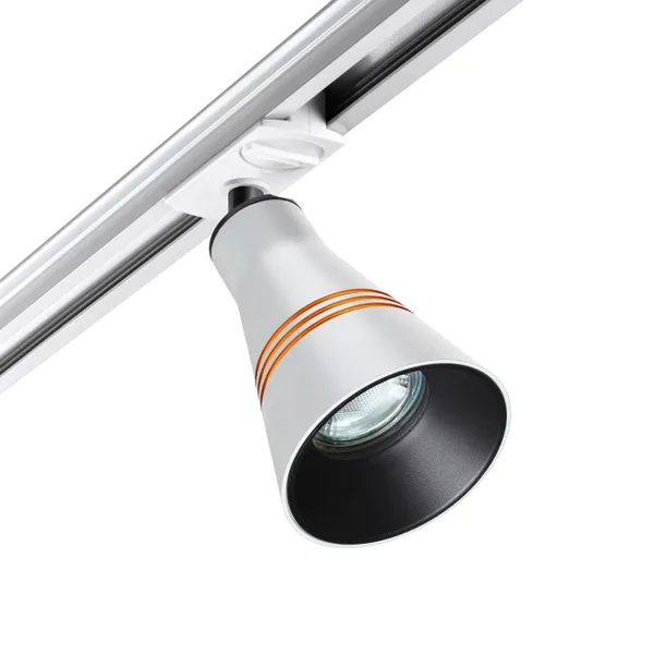 Св-к трековый однофазный двухжильный IP20 GU10 9W 220V SOBIT белый NOVOTECH — фото 4