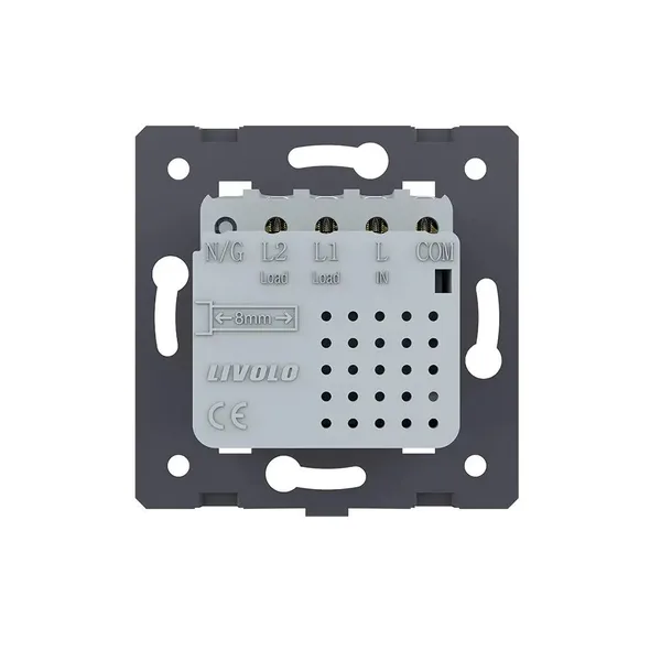Сенсорный выключатель для штор ZigBee Module, цвет серый (механизм) Livolo — фото 4