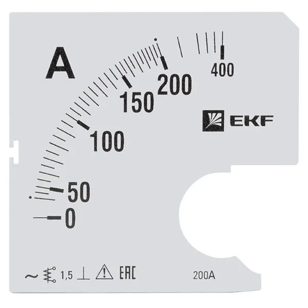 Шкала сменная для A961 200/5А-1,5 PROxima EKF