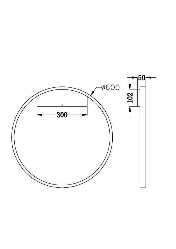 Настенный светильник (бра) 1*LED 37Вт Белый IP20 Rim MOD058WL-L35W3K Maytoni — фото 4