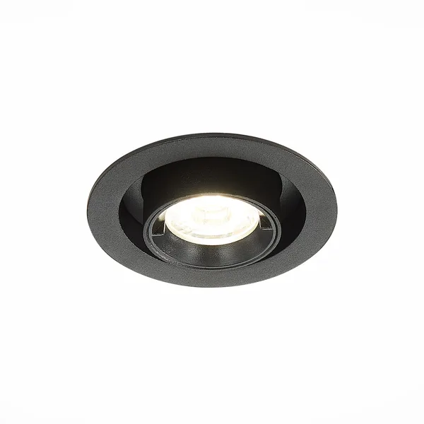 Светильник встраиваемый Черный LED 1*12Вт 4000К 900Lm Ra80 24° IP20 D90xH92 180-240В ST702.348.12 ST LUCE