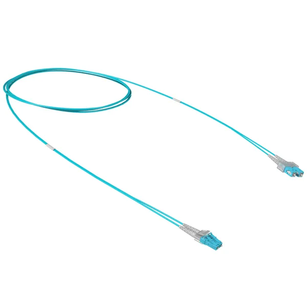Оптический коммутационный шнур переходной Duplex SC-UPC/LC-UPC, 50/125 OM3, 1 м DKC