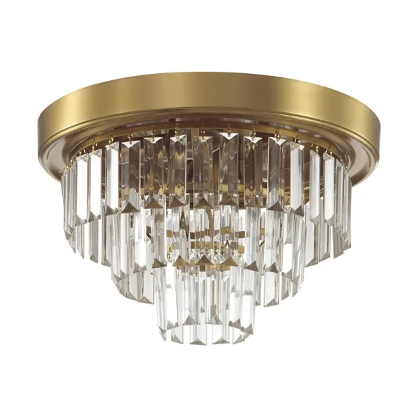 Люстра потолочная E14 4*40W 220V ZAHA латунь LUMION