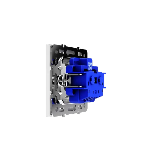 Розетка встраиваемая Voltum S70 с заземлением и защитными шторками, 16А, (белый глянцевый) — фото 10