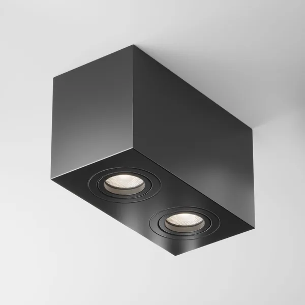Потолочный светильник 2*GU10 50Вт Черный IP20 Ceiling & Wall C017CL-02B Technical Maytoni — фото 3