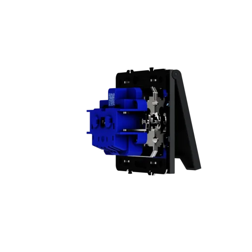 Розетка встраиваемая Voltum S70 с заземлением, защитными шторками и крышкой 16А, (графит) — фото 10