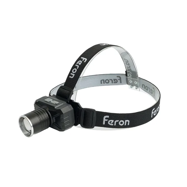 Фонарь налобный c аккумулятором 20W 2500mAh IP44 USB type-C, Алюминий, TH2314 Feron — фото 9