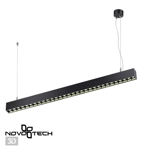 Св-к накл./подвесной св/д IP20 LED 4000K 30W 220V ITER черный C NOVOTECH — фото 3