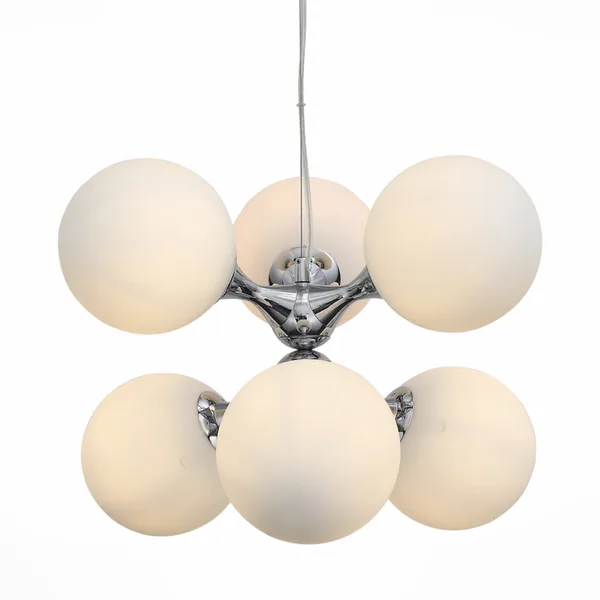 Люстра подвесная Хром/Белый E27 6*60Вт SL549.103.06 ST LUCE