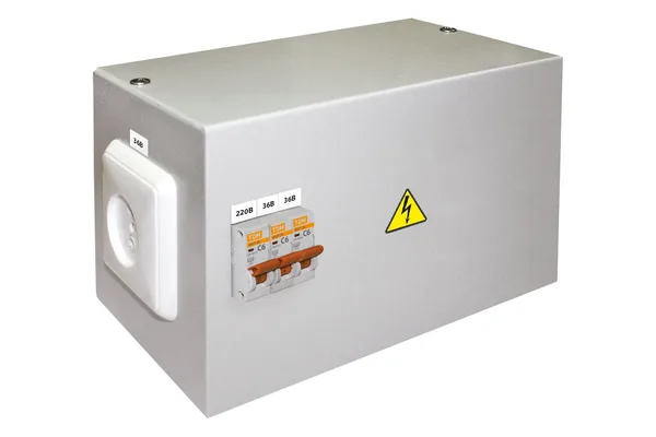 Ящик с трансформатором понижающим ЯТП-0,25 220/36-3авт. IP31 TDM