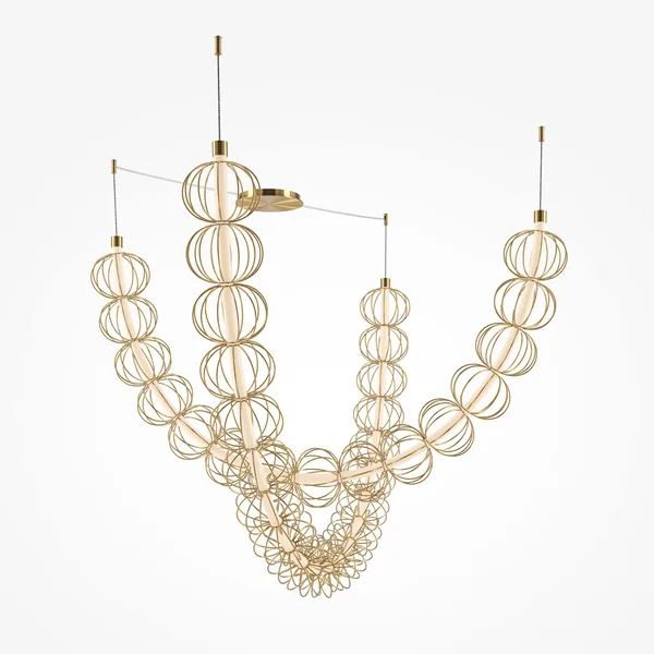 Подвесной светильник LED 107Вт Золото IP20 Golden Cage MOD216PL-L55G3K Maytoni — фото 4