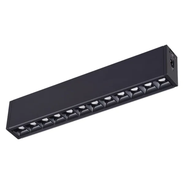 Св-к Троффер IP20 LED 4000K 12W 24V RATIO черный NOVOTECH