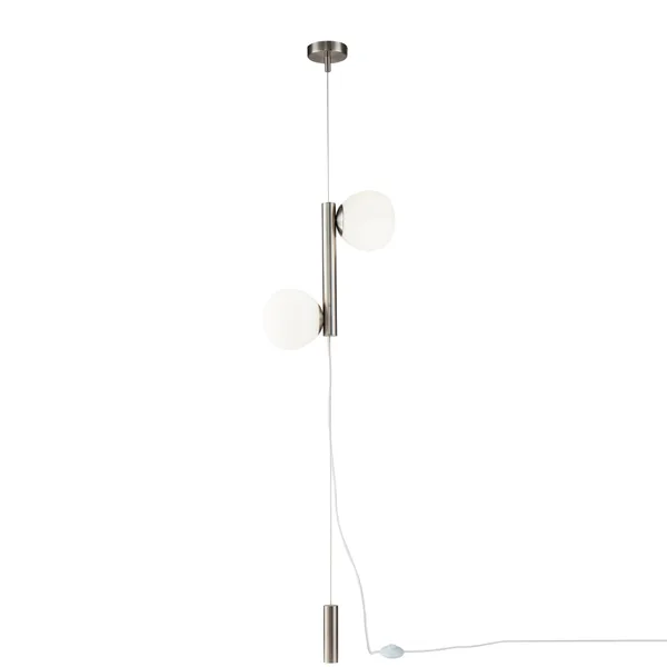 Торшер 2*E14 40Вт Никель IP20 Erich MOD221FL-01N Maytoni