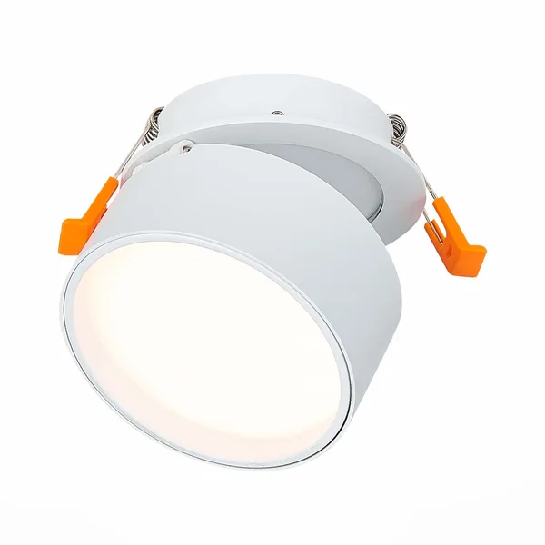 Встраиваемый поворотный светильник Белый LED 1*9Вт 3000К 720Lm Ra>90 120° IP20 D85xH68 170-240В ST651.538.09 ST LUCE