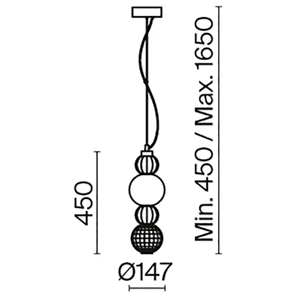 Подвесной светильник 1*LED 17Вт Золото IP20 Collar P069PL-L17G3K Maytoni — фото 3
