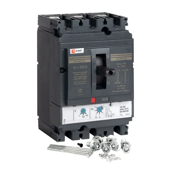 Выключатель автоматический ВА-99C (Compact NS) 250/250А 3П 45кА EKF PROxima 3 250А С 45кА ВА-99C (Compact NS) EKF — фото 2