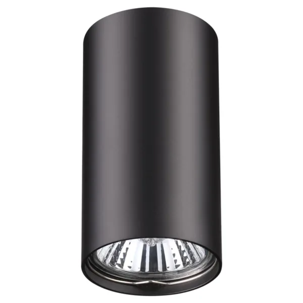 Накл.св-к IP20 GU10 50W 220V PIPE черный C NOVOTECH