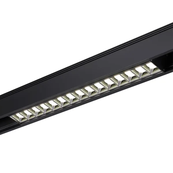 Трековый св-к для низков.шинопровода IP20 LED 4000K 30W 48V KIT черный NOVOTECH — фото 3