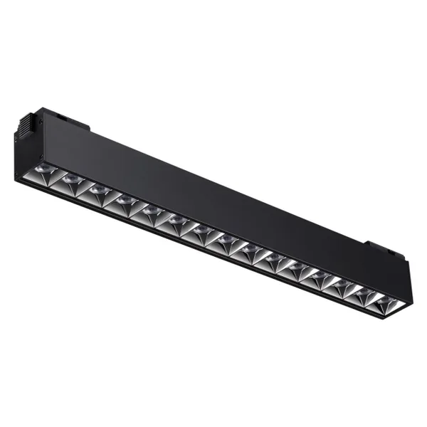 Трековый св-к для низков.шинопровода IP20 LED 4000K 30W 48V KIT черный NOVOTECH